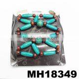 Wholesale Hand Made Colorful Wood Beaded Hair Comb thumbnail-6