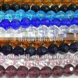 Mix Colors and Multi facet Designs Glass Beads, 8mm(GMC8MM)