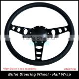 Half-wrap Billet Steering Wheel 9 hole