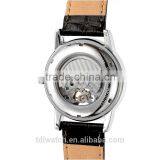 Best Design Fashion Genuine Leather Skeleton Watch Automatic Mechanical Mens thumbnail-4