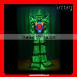 Programmable stiltman LED robot costume