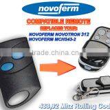For NOVOFERM NOVOTRON 312,NOVOFERM MCHS43-2 433,92MHZ ROLLING CODE Replacement Remote thumbnail-2