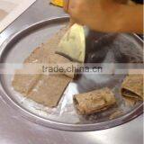 Shentop STFLA-S150 Big 50*50CM Square Pan Roll Frying Ice Cream Machine Stainless Steel Roll Frying Ice Cream Machine thumbnail-4