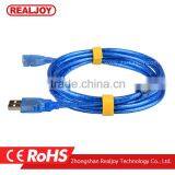 5m Dongguan Hi-speed a Male to a Female Transparent Extension Usb Cable thumbnail-4