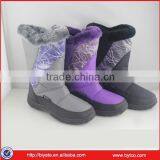 2016 new design plush collar Lady snow boot