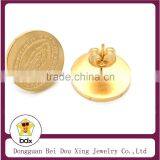 18k Gold Plated Stainless Steel Christ Religious Saint Virgen de Guadalupe Screw Back Stud Earrings For Belief Jesus Christians thumbnail-2