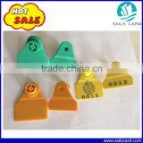 New Product 42*34mm Sheep & Goat Ear Tag With Number Eartags