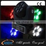 100% Factory Directly RGBW MINI 6pcs Bee Eye Led Beam Dmx512 Moving Head Light thumbnail-1