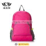 Promotional Green Nylon Foldable Travel Backpack thumbnail-4