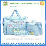 Microfiber Tote Cartoon Azure Nappy Changing Bag thumbnail-1