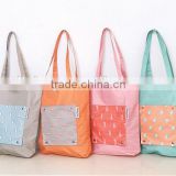 Wholesale Nylon Foldable Tote Bag Polyester Bag with Snap Closure