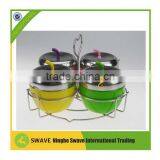 2016 Apple Shape Colorful Stainless Steel Seasoning Pot P77150 thumbnail-6