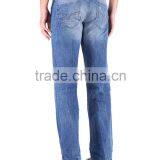 Blue Denim Jeans for Men Straight Leg thumbnail-3