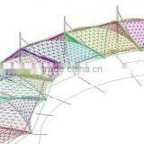 PVDF Tensile Fabric Architecture Membrane Structure for Walkway Cover thumbnail-5