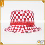 Female Printed Multi Panels 100% Cotton Custom Bucket Hat Wholesale thumbnail-2