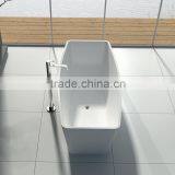 Resin Stone Japanese Soaking Tub Round Bathtub for Bathroom Furniture,freestanding Solid Surface Bathtub thumbnail-4