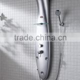 Bathroom have stock equipment shower panel with waterfall
