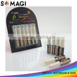 wholesale Lip stick design dust free solid chalk marker-best to use on non-porous surface