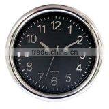 12 Inch Chrome Plastic Wall Clock