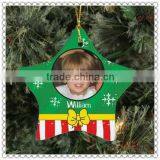 Printing Glass Star Shaped Glass Ornaments For New Year Souvenir thumbnail-2