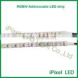 IC full color 60leds/m 20W/m dc5v addressable RGBW led pixel tape