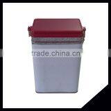 First Grade Large Fine Rectangle Bulk Metal Tea Tin With Metal Buckle