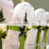 White Wedding Dress Purple Sash thumbnail-1
