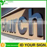 Cast Outdoor Large Stainless Steel Letter Sign thumbnail-1