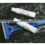 Straight Plastic Razor & Shaving'cream for Hotel
