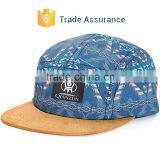 5 Panel Hat With Woven Label Floral 5 Panel Hat Sewing Pattern