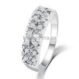 Free Shipping Silver Plated Clear Crystal 1gram Gold Rings 2016 thumbnail-1