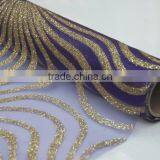 Beautiful Gold Stamping Organza Fabric 021 thumbnail-3