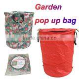 Printed Colorful Pop up Garden Bag Easily Collapsible Pop up Big Volume Garden Leaves Bag thumbnail-2