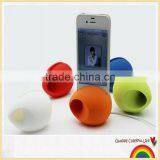 Egg Shape Silicone Stand Holder Horn Speaker thumbnail-1