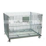 Hot Sale Easy Folding Storage Cage ,wire Container for Warehouse thumbnail-3