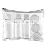 7PCs Travel Set Plastic Transparent Empty MakeUp Lotion Perfume Container Bottle thumbnail-6