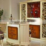 European Fashionable Bar Counter and Chair Set, Beautiful Design Wooden Wine Bar Counter for Homes (BF01-ML050) thumbnail-1