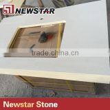 Newstar American Hote Project Pure White Quartz Vanity Top thumbnail-3