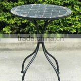 Folding Antirust Wrought Irons Mosaic Table thumbnail-3