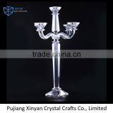 New Arrival Trendy Style Crystal Candelabra Wedding Table Decoration Directly Sale thumbnail-1