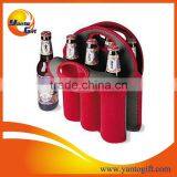 Custom Logo Printing 6 Pack 3 mm Neoprene Cooler Bags for Promotion