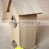 Wooden Carved Bird Miniature Wood Crafts Houses for Sale thumbnail-5