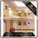 Interior Antique Bronze Decorative Railing Design Aluminum Copper Stair Handrail thumbnail-6
