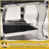 Living Room Side Table With Stainless Steel Legs thumbnail-2