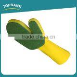 Household Kitchen Labor Protection Dish Washing Scouring Pad Cleaning Glove Latex Sponge Glove thumbnail-1
