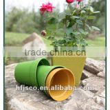 bamboo flower pot