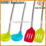 Food Grade Silicone Spatula Ladle With Stainless Steel Handle thumbnail-1