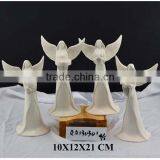 Hot Sale Ceramic Angel Figurine for Home Decoration thumbnail-1