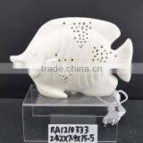 Promotional Gifts Fish Shape Ceramic Decoration Lamp for Home thumbnail-1