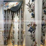 PRS-623 Momoda Luxury Home Decorations French Retro Antique Curtain With Sheers and Valance Arabian Coffee Color Curtain Fabric thumbnail-1